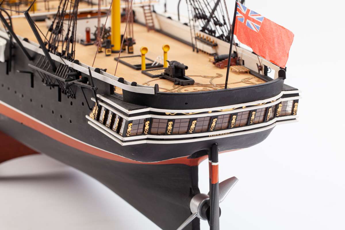 1:100 HMS Warrior  - Wooden hull