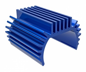 Traxxas 9793-BLUE Motor Heat Sink Alu Blue Titan 180 87T