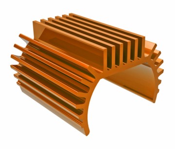 Traxxas 9793-ORNG Motor Heat Sink Alu Orange Titan 180 87T