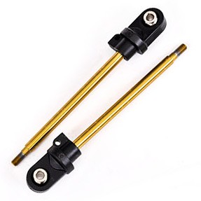Traxxas 7863T Shock Shafts TiN-coated GTX Medium (#7861) (2)