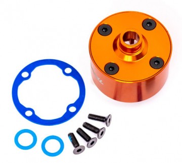 Traxxas 9581T Differential Carrier Alu Orange Set Sledge
