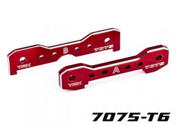 Traxxas 9629R Tie-Bars Front Alu HD Red Sledge