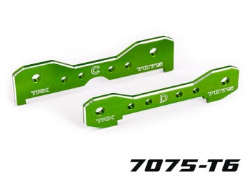 Traxxas 9630G Tie-Bars Rear Alu HD Green Sledge