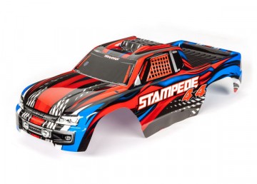 Traxxas 6729R Body Stampede 4x4 Red Painted