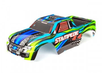 Traxxas 6729X Body Stampede 4x4 Blue Painted*