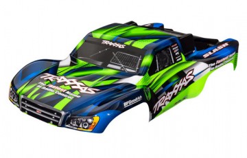 Traxxas 5851G Body Slash 2WD/4x4 Green &amp; Blue Painted*
