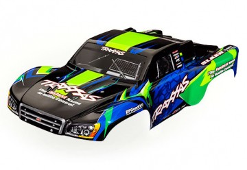 Traxxas 6812G Body Slash 2WD/4x4 Green & Blue Painted