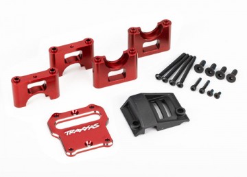 Traxxas 9584R Mount Alu Red Center Diff Sledge