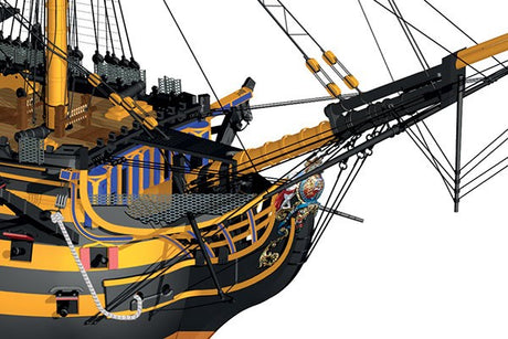 1:75 HMS Victory -Wooden hull