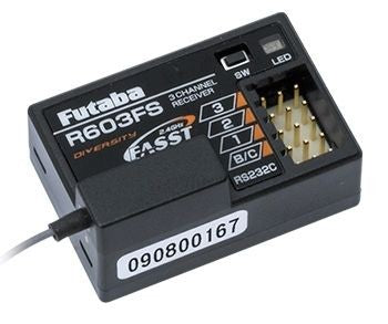 Futaba Mottagare 3-K 3PM,3GR,3VC/S,3PK, 4PK 2.4G FASST C1