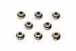 4mm Serrated Whl Nut Bla*8