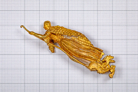 Figurehead Jylland /1 solid brass (messing)
