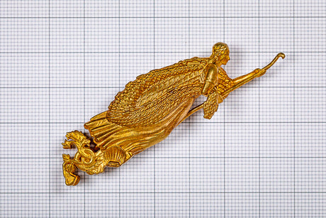 Figurehead Jylland /1 solid brass (messing)