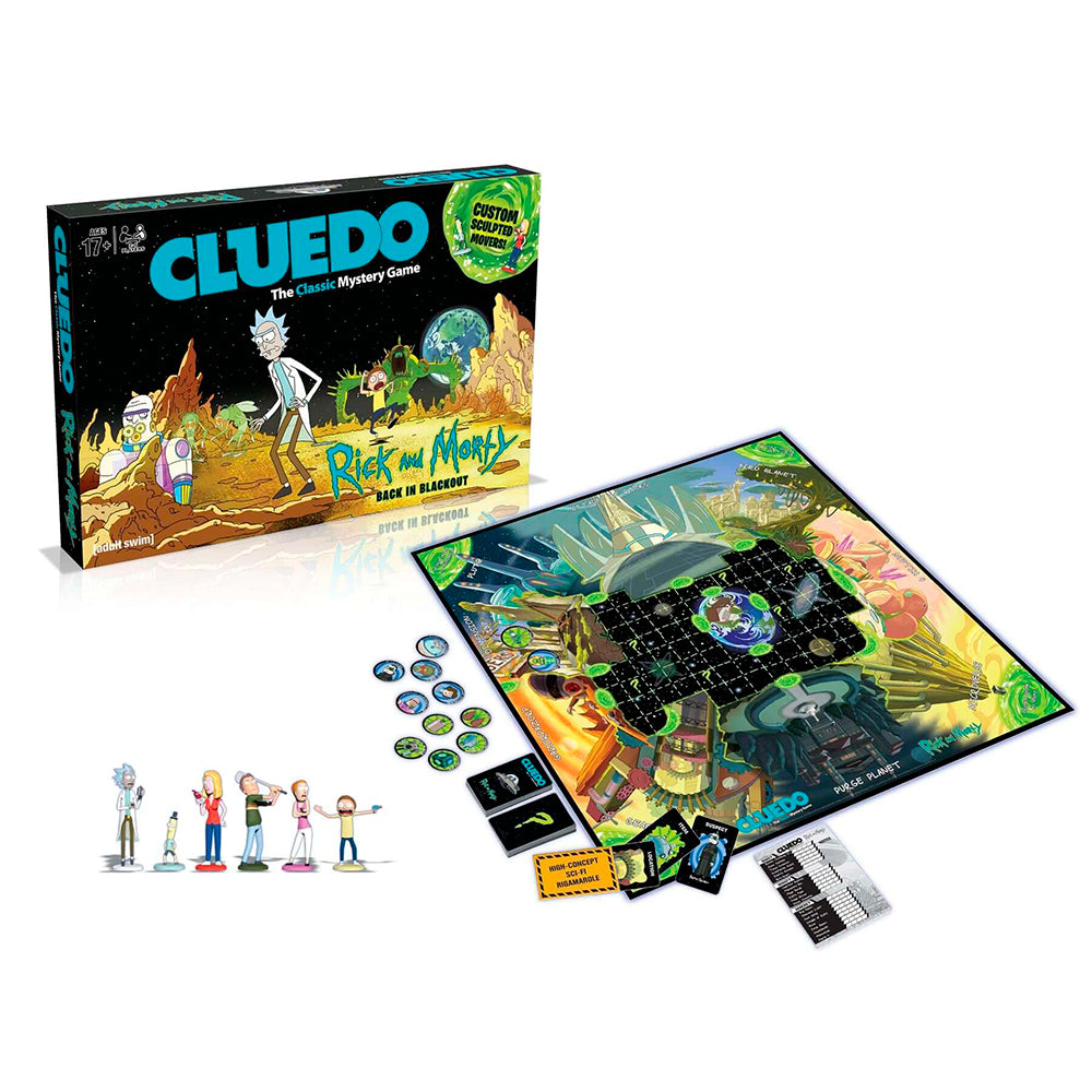 Winning Moves Rick &amp; Morty - Cluedo Board Game
