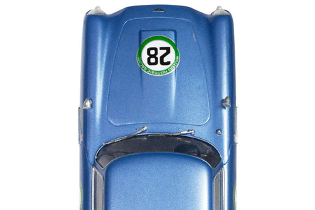 Aston Martin DB5, blue/yellow,  Historic GT Racing