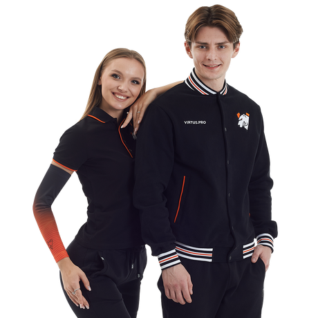 Virtus.pro College jacket black, XL
