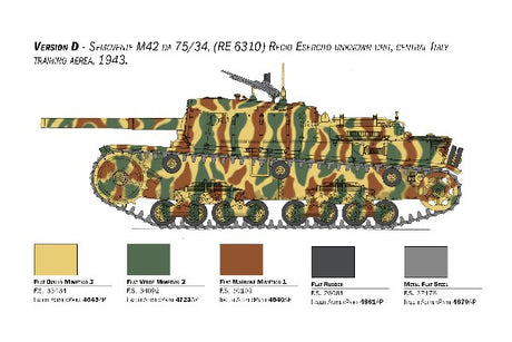 1:35 Semovente M42 da 75/34