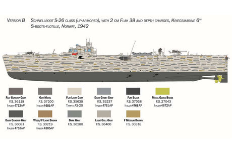 1:35 Schnellboot S-26/S-38