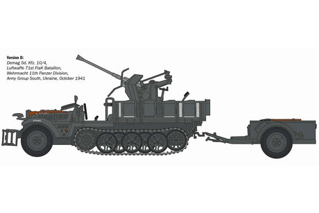 1:35 Sd.Kfz 10/4 with flak 30 and crew