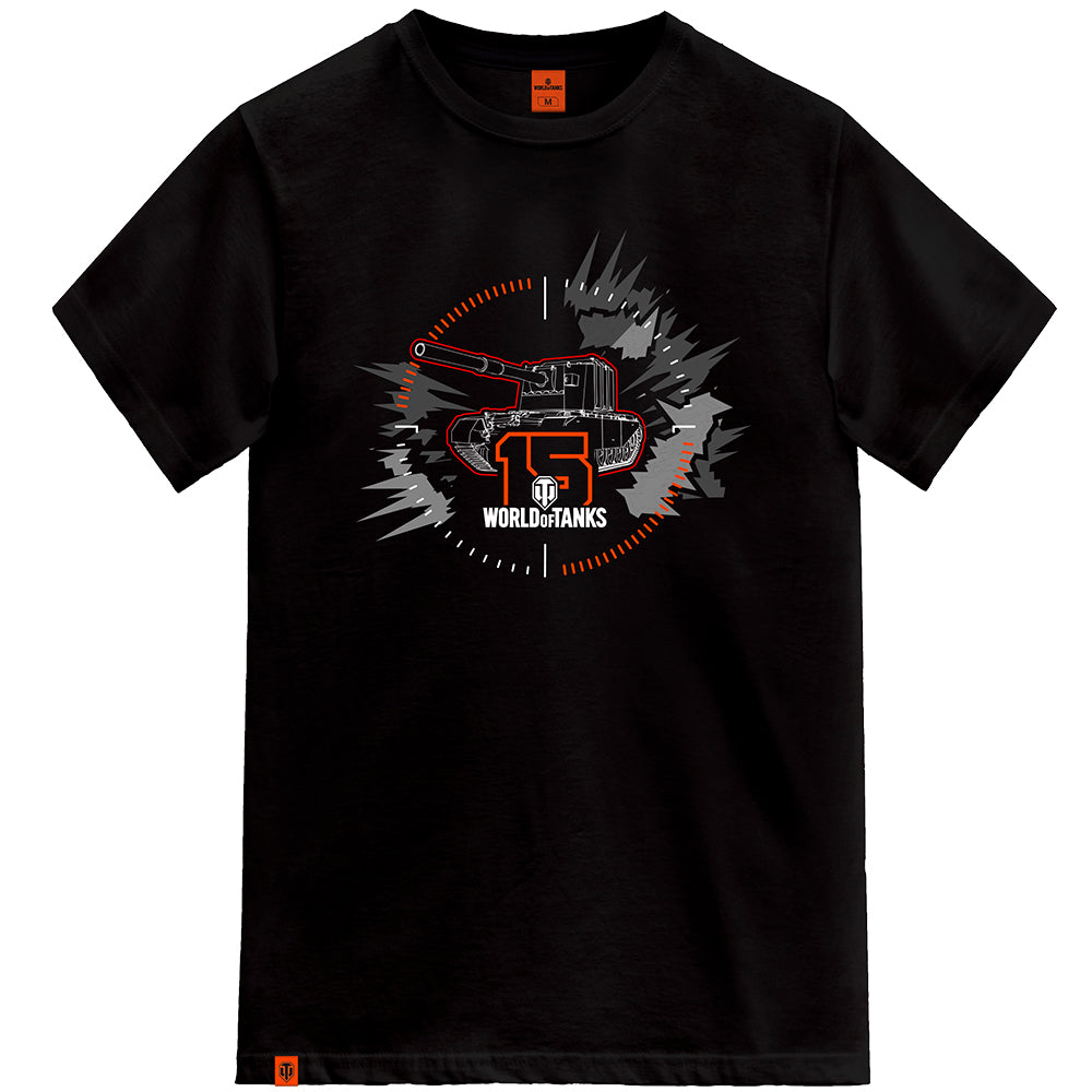 World of Tanks 15 Anniversary T-shirt Black, 3XL