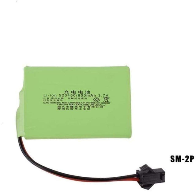 3,7v Li-ion  600mAh - molex stik / SM-2P - 523450/600