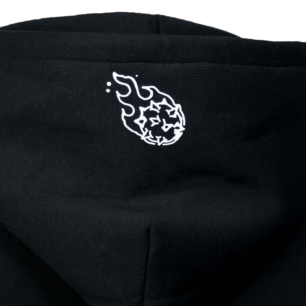 Rick and Morty hoodie with logo black, XL