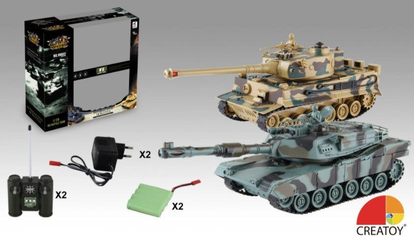 2 fjernstyrede kampvogne - nedKÆMP hinanden!