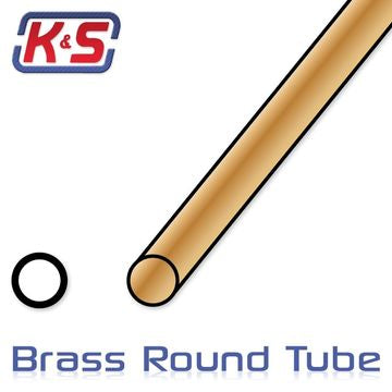 K&S 1143 - Brass tube 1/16x.014x36 (5)