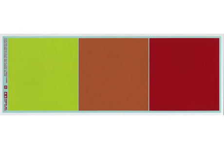 Clear Colored Stickers (Red, Orange, Yellow)