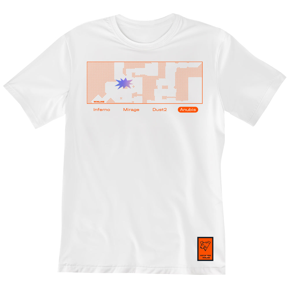 Virtus.pro T-shirt with holography, color: white, size XXL