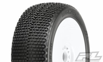 Buck Shot S3 on White Wheels 1/8 Buggy (2)