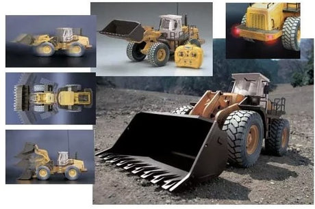 Hobbyengine wheeled loader - fjernstyret gummiged