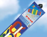 RAVER ( Parafoil ) - Sport drage med spoler og linier - Ripstop materiale samt glasfiber