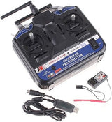 6 kanalers fjernbetjening m. modtager - FlySky FS-CT6B AFHDS