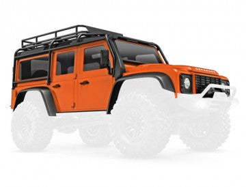 Traxxas 9712-ORNG Body TRX-4M Land Rover Defender Orange Complete