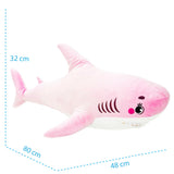 Plush toy WP MERCHANDISE Shark pink, 80 cm