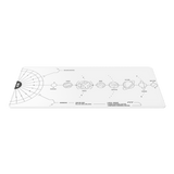 Dark Project Gaming Mousepad, Terra Nova White, XL