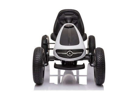 Mercedes-Benz Gokart med pedaler og gummidæk