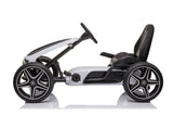 Mercedes-Benz Gokart med pedaler og gummidæk