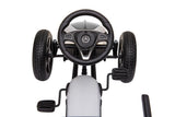Mercedes-Benz Gokart med pedaler og gummidæk