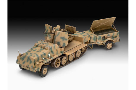 sWs with 3.7cm Flak 43 & Ammunition Trailer