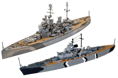 First Diorama Set - Bismarck Battle 1:1200