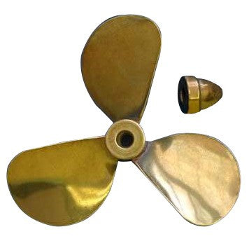 Brass Prop 3-Blade Left 3 dia
