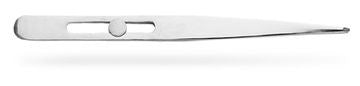 4.75 Stainless Steel Slide Lock Pointed Tweezer
