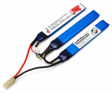 Li-Fe Battery 3S 9,9V 1000mAh 20C Split Airsoft