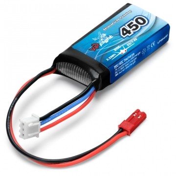 Li-Po Battery 2S 7,4V 450mAh 20C BEC-Connector