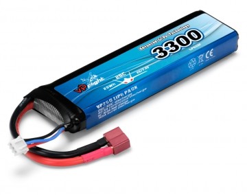 Li-Po Battery 2S 7,4V 3300mAh 25C T-Connector