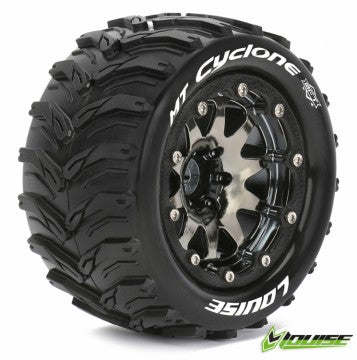 Tire & Wheel MT-CYCLONE 1/10 Sv.krom Beadlock (0) Soft MFT
