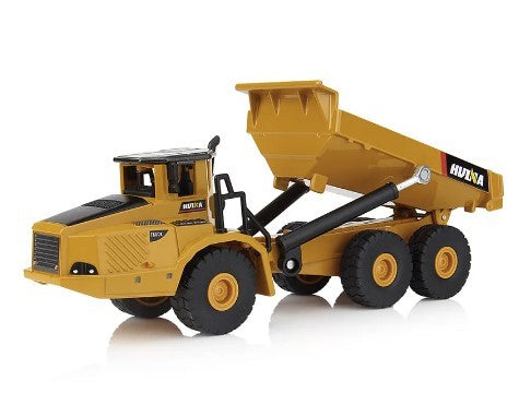 Metal dump truck med knækled - volvo replika