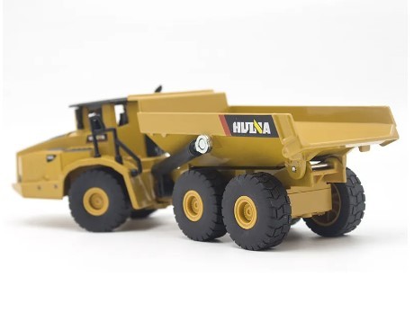 Metal dump truck med knækled - volvo replika